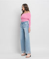 Vervet Super High Rise Cuff Baggy Wide Leg Jeans