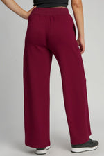 Full Size Drawstring Wide Leg Pants with Pockets