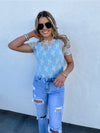 Alle Short Sleeve Lace Top