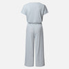 V-Neck Short Sleeve Jumpsuit