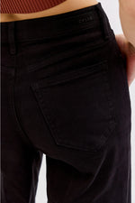 Cello High Rise Wide Leg with Self High Cuffed Hem Jeans