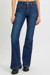 RISEN Full Size High Rise Flare Jeans with Pockets