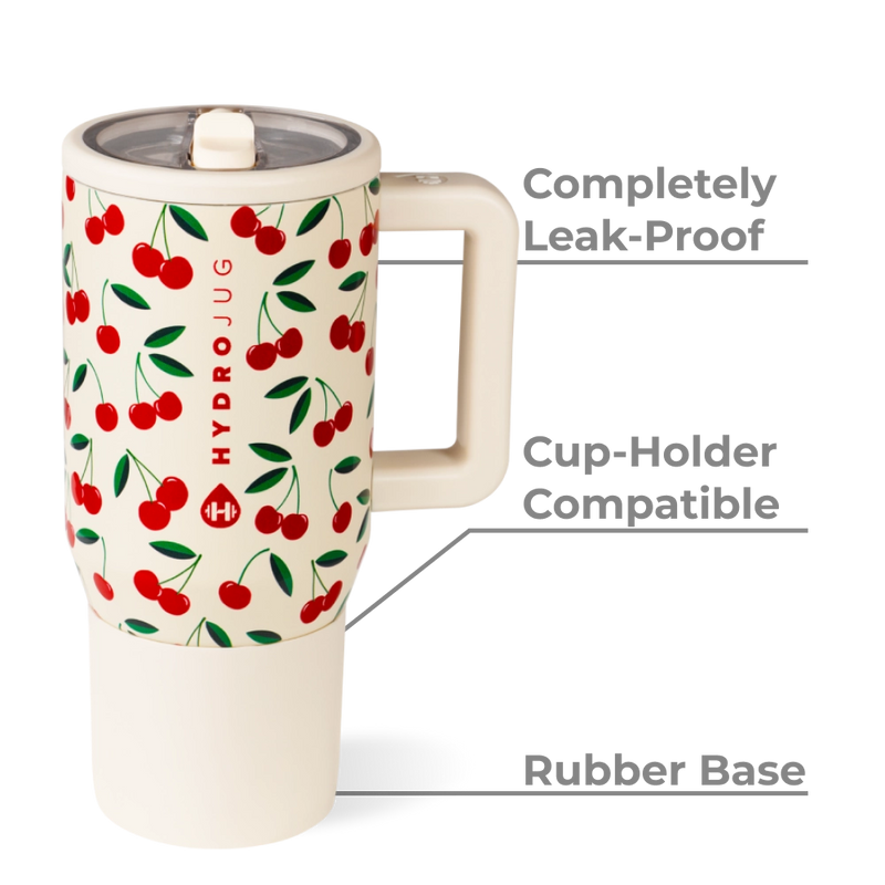 Cherries HydroJug 20 oz Traveler Tumbler