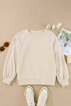 Round Neck Long Sleeve Sweatshirt