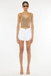 KanCan White Denim Shorts