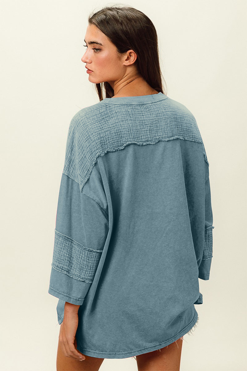 High-Low Washed T-Shirt