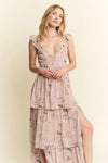 Falling for Florals Tiered Dress