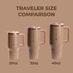 Caramel HydroJug 32 oz Traveler