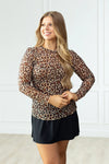 Leopard Sheer Top