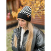 Checkered Pattern C.C Beanie