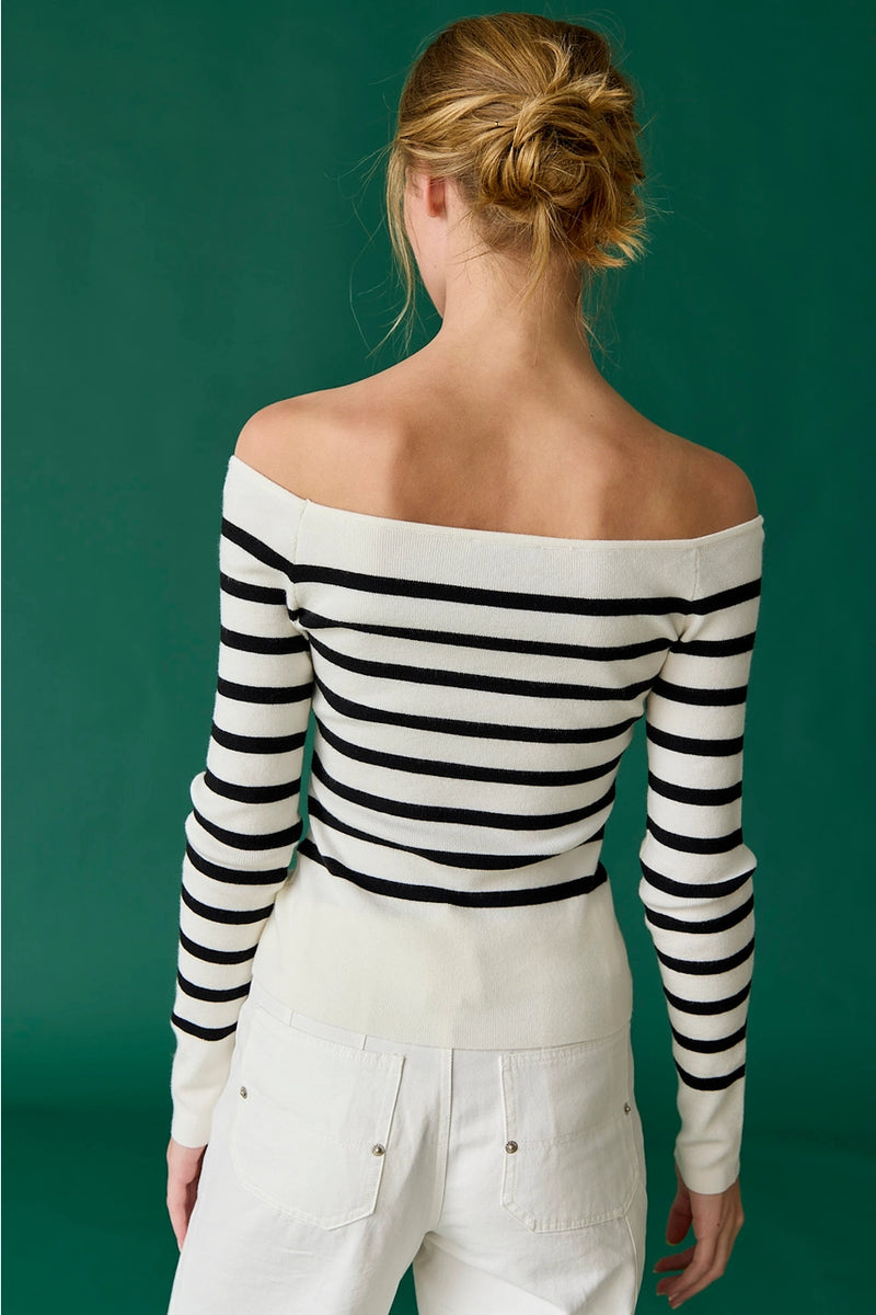 Bella Off the Shoulder Knit Top