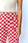 Demi Checkered Bottoms W/ Elastic Band