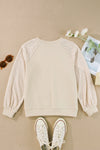 Round Neck Long Sleeve Sweatshirt