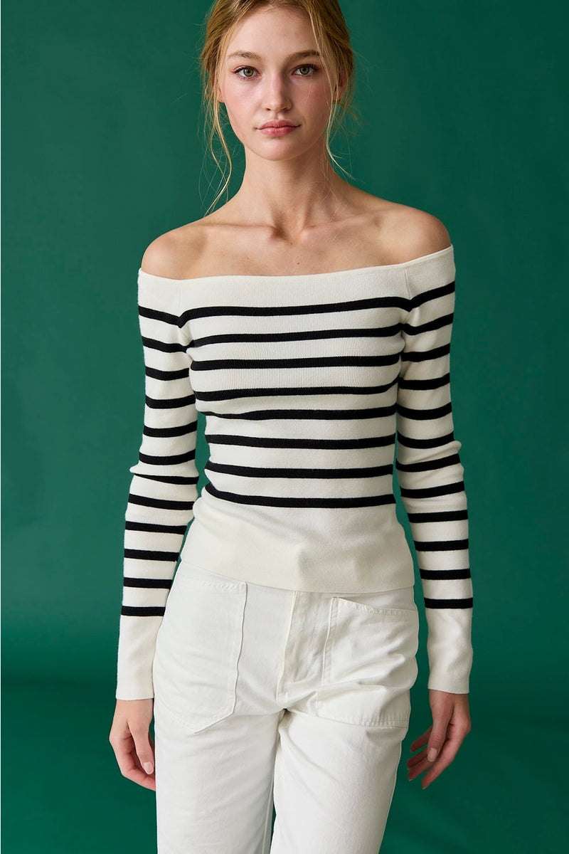 Bella Off the Shoulder Knit Top