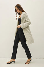 Open Basic Sweater Coat
