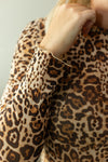 Leopard Sheer Top