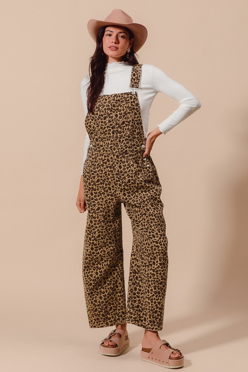 Take Me To The Savanna Barrel Overalls