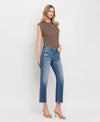Lovervet by VERVET High Rise Crop Straight Jeans