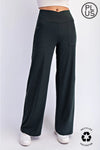 Plus Size Recycled Butter V Waist Wide Pant