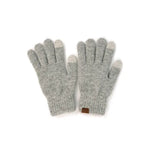 C.C Heather Knit Plain Gloves