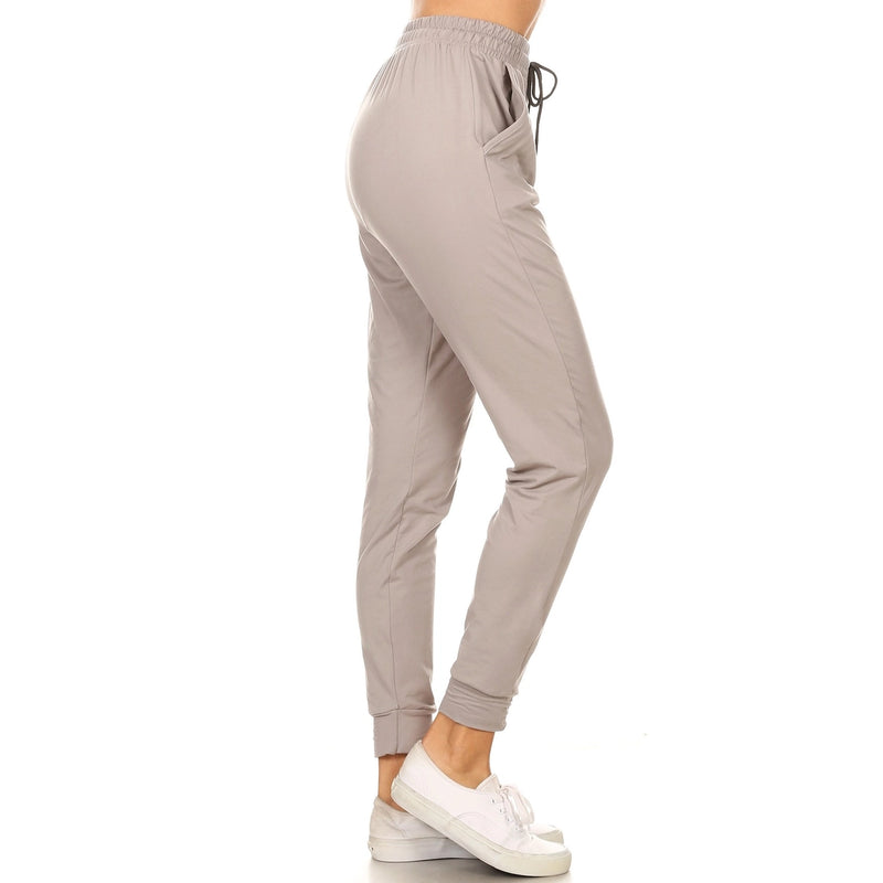 Buttery Soft Solid Joggers with Drawstring