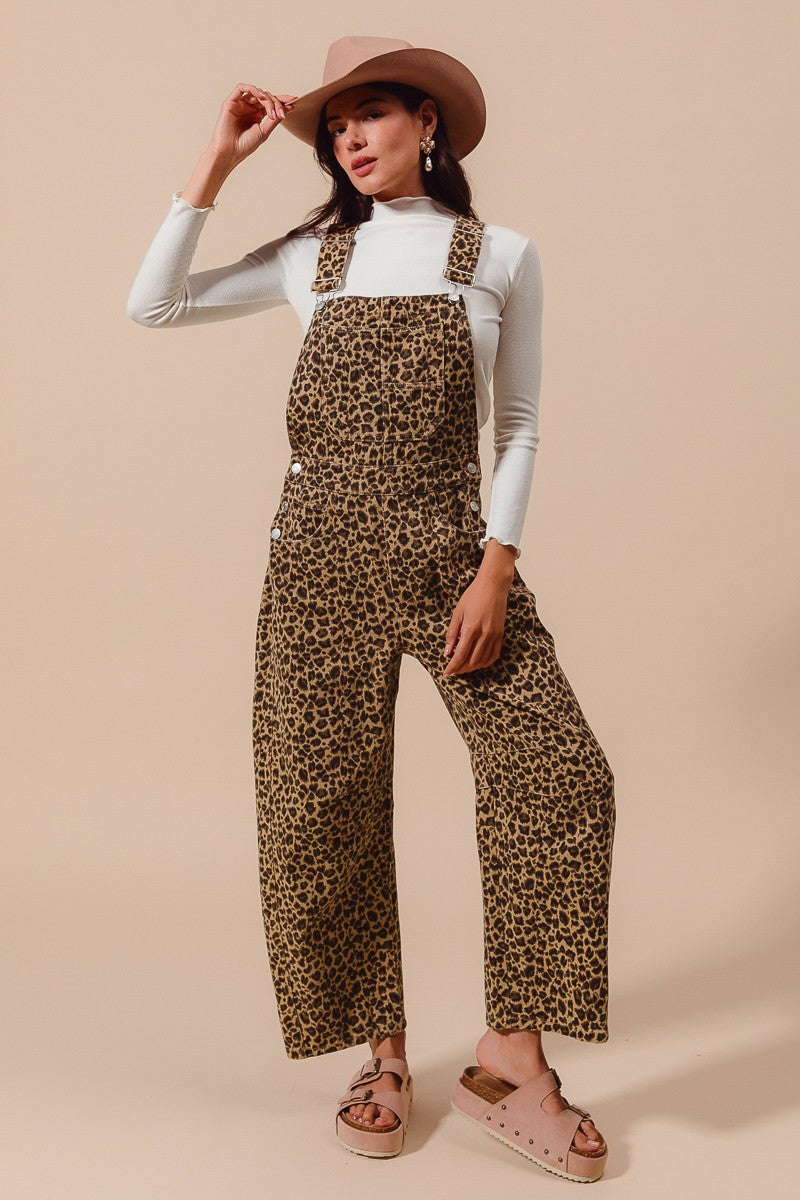 Take Me To The Savanna Barrel Overalls