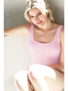 Crinkle Scoop Neck Tank Top