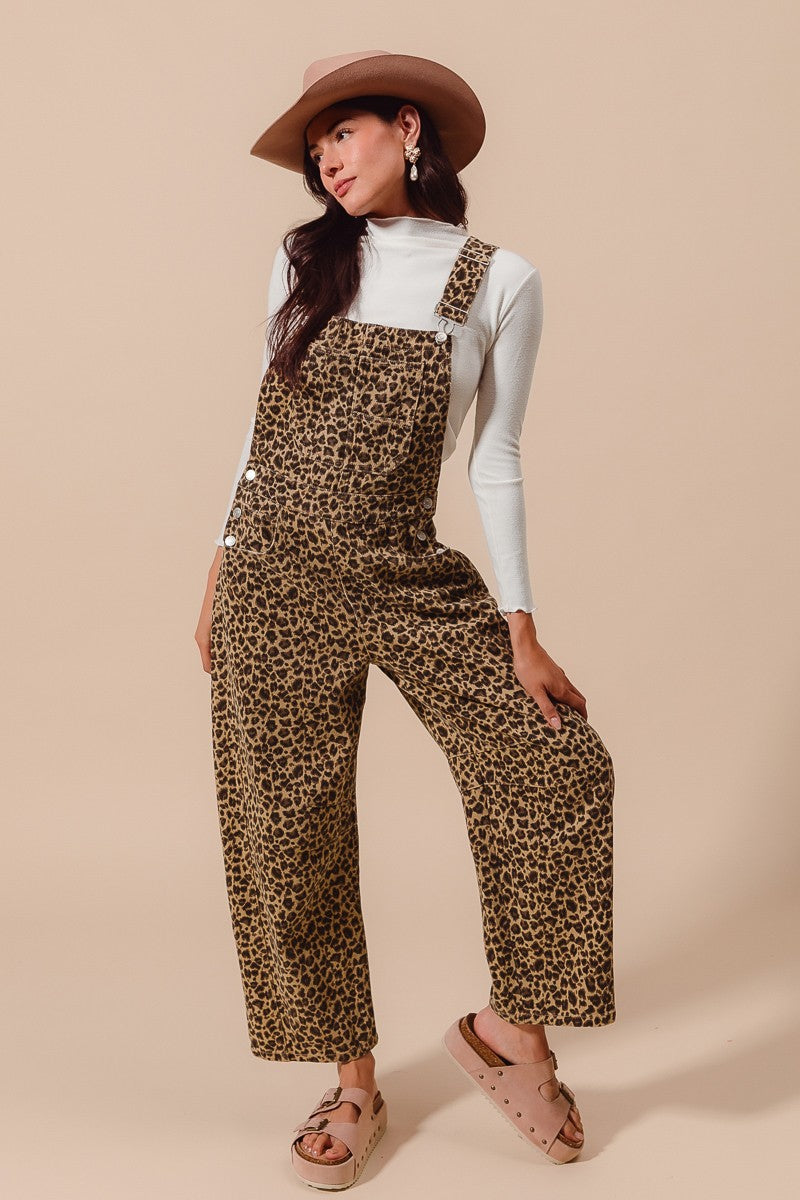 Take Me To The Savanna Barrel Overalls