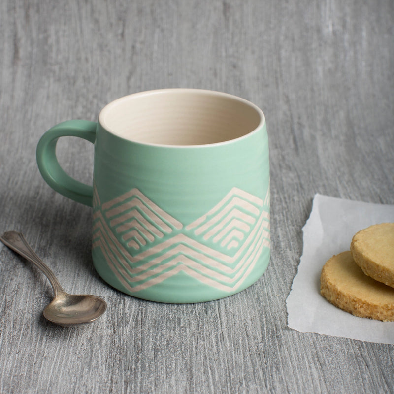 Mint Imprint Stoneware Mug