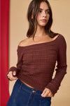 The Sofia Off Shoulder Top