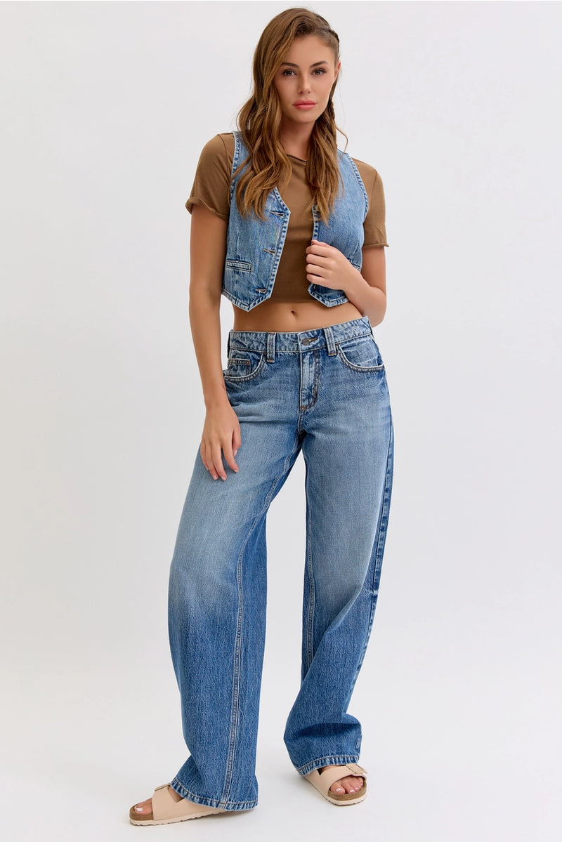 Cello 9 1/2" Low Baggy Jean