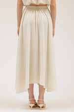 Box Pleated Midi Skirt