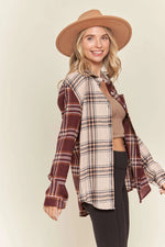 Plus Plaid Flannel Shirt