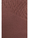 Pointelle with Rib Sleeveless Sweater Top