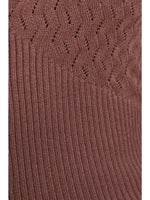 Pointelle with Rib Sleeveless Sweater Top