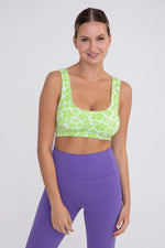 Picking Daisies Ribbed Sports Bra