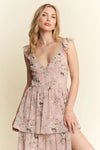 Falling for Florals Tiered Dress