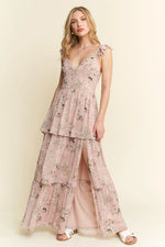Falling for Florals Tiered Dress