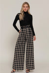 Pleated Wide Leg Trousers