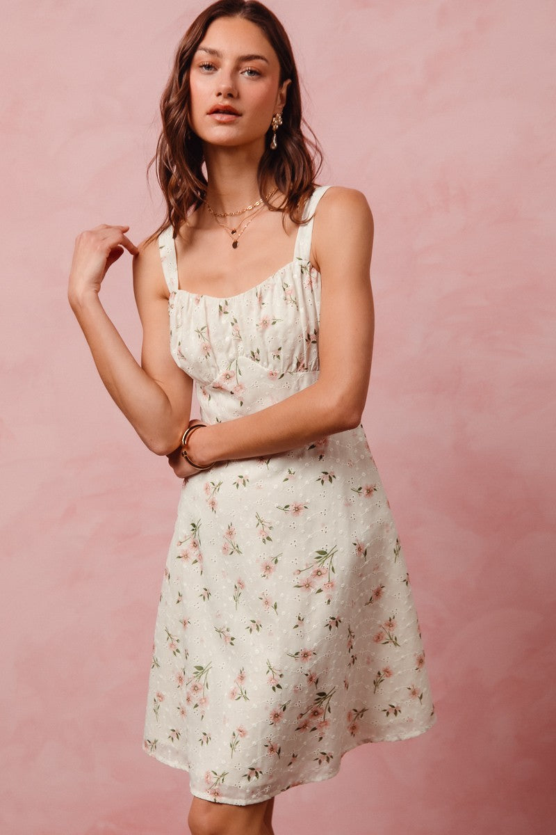 Blossom Whisper Eyelet Dress