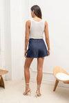 Front Hook and Eye Knit Sweater Vest