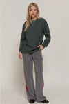 Long Sleeve Round Neck Cotton Tee