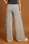 Elastic Waist Wide Leg Pants