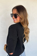 Regan Raw Hem Tee