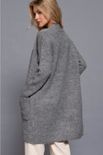 Long Sleeve with Pocket Open Sweater Cardigan
