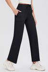 Full Size Drawstring High Waist Pants with Pockets