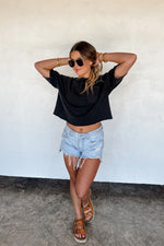 Regan Raw Hem Tee