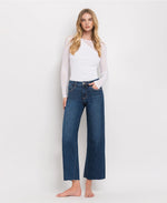 Lovervet by VERVET Tummy Control Mid Rise Wide Leg Jeans
