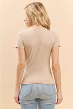 Crewneck Double Layered Top