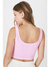 Crinkle Scoop Neck Tank Top